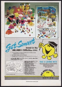 MR. MEN & LITTLE MISS - Original 1983 Trade AD / ADVERT _ Roger Hargreaves - Bild 1 von 1