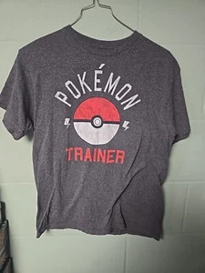Pokemon Trainer Tee Shirt Weathered Large - Picture 1 of 4