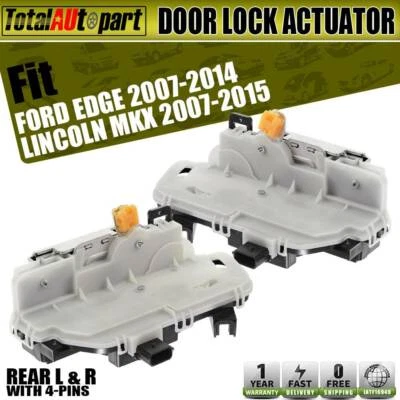 2x Door Lock Actuator Rear Left & Right for Ford Edge Lincoln MKX 937630 937631 - Изображение 1 из 4