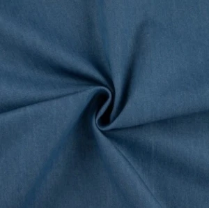 Material de tela de mezclilla lavado de 10 oz - AZUL CLARO - Imagen 1 de 3