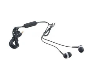 SYSTEM-S Stereo In Ear Kopfhörer 3.5 mm Klinke AUX Lautstärkeregler in Schwarz - Bild 1 von 3