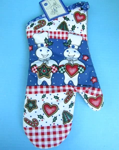 FS NWT Pillsbury Doughboy CHRISTMAS OVEN MITT HOLIDAY BAKE OFF POPPIN FRESH 1999 - Picture 1 of 4