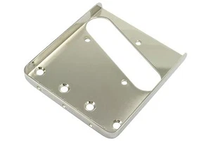 Vintage Telecaster Bridge Plate - Half Satin Nickel - saddles not included - Picture 1 of 2
