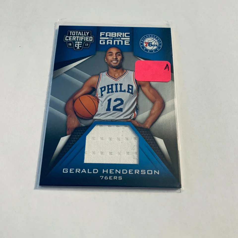 F95893  2016-17 Totally Certified Fabric of the Game Jerseys Gerald Henderson - Image 1 of 1
