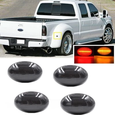 For Ford F-350 F-450 Super Duty 199-10 LED Fender Side Marker Lights Turn Signal - Image 1 of 4