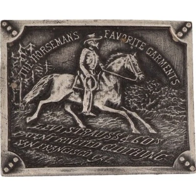 Jeans Levi Strauss Levis Denim Azul Vaquero California Años 70 Vintage Hebilla de Cinturón Foto 1 de 4