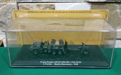 Carro Armato - KRUPP PROTZE  PAK 35/36 1/72 - DIE CAST (A) - Immagine 1 di 2
