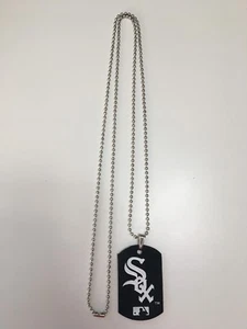 CHICAGO WHITE SOX MLB SPORTAGZ FLEXIBLE DOG TAG NECKLACE FOREVER COLLECTIBLES - Picture 1 of 3
