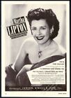 1950 Martha Lipton photo opéra chant récital tournée réservation vintage imprimé annonce
