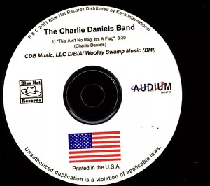 The Charlie Daniels Band - This Ain't No Rag, It's A Flag - PROMO CD Single - Picture 1 of 1