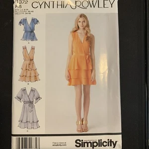 ABITO TOP CINTURA modello Simplicity 1872 Cynthia Rowley Misses taglia 6 8 10 12 14 - Foto 1 di 2