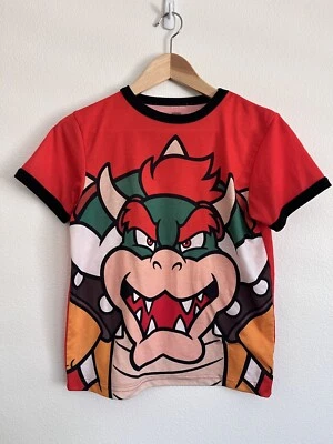 Super Nintendo World Bowser Shirt Size Youth M Universal Studios Hollywood Koopa - Image 1 of 3