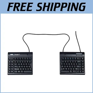 Low-Force Split Ergonomic Keyboard with Tactile Feedback - Perfect for Office - Imagen 1 de 9