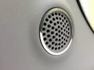 Anello Cromato D per Nissan Cube Z12 Altoparlante Colonna A - Acciaio Inox Lucidato - Foto 1 di 3
