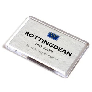 FRIDGE MAGNET - Rottingdean, East Sussex - Lat/Long TQ3702 - Picture 1 of 1