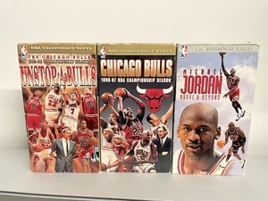Chicago Bulls Championship VHS Tapes - Imagen 1 de 4