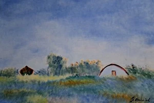 Giovanni Omiccioli (1901 - 1975) OLIO SU CARTONE 35 X 50 CON ARCHIVIO - Foto 1 di 3