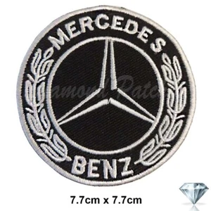 Mercedes embroidery patch iron sew on car Fuel oil racing fashion badge - Picture 1 of 3