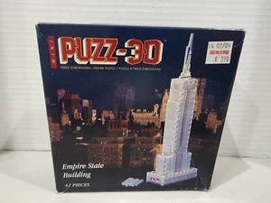 Mini Puzz 3D Empire State Building Puzzle - Complete and Counted! - Picture 1 of 5