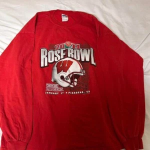 2011 Wisconsin vs. Purdue Rose Bowl Langarm T-Shirt #RoseBowl - Bild 1 von 3