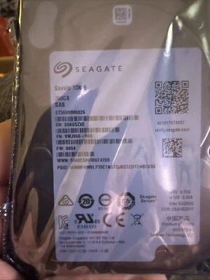 ST300MM0026 SEAGATE 300GB 10K 2.5 SAS SAVVIO - Image 1 of 2