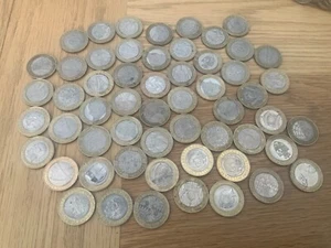 Seltene £ 2 Pfund Münzen im Umlauf x 56 riesiges Konvolut Restposten Sammlerstück - Bild 1 von 1
