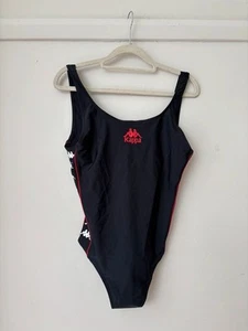 Kappa Black/Red Women’s Swimming Costume Size S/M (8-10) - Picture 1 of 8