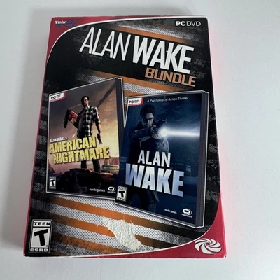 Paquete de juego de PC Alan Wake DVD American Nightmare y Alan Wake en muy buen estado+ Foto 1 de 4