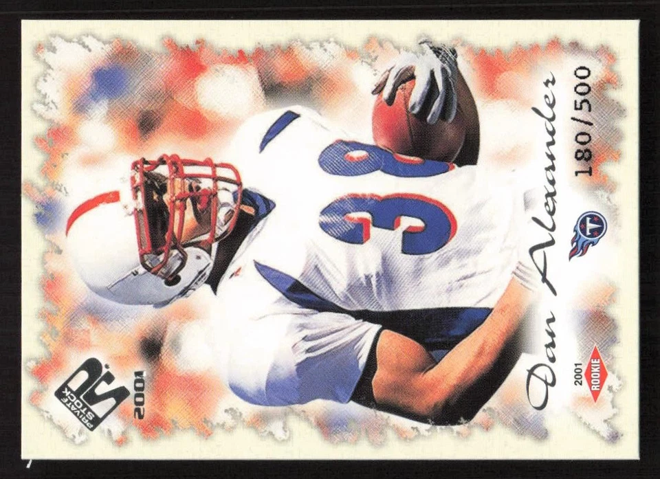 2001 Pacific Private Stock Dan Alexander Retail #/500 RC Rookie #171 Card - Image 1 of 2