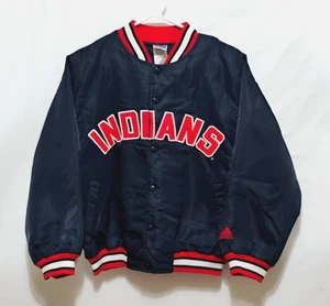 Chaqueta Adidas Vintage Años 80-90 Cleveland Indians Wahoo Juvenil M/L (10-12) MLB RARA - Imagen 1 de 9