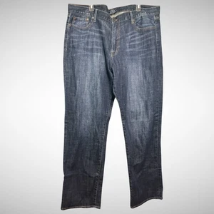 Lucky brand jeans mens 42X34 vintage straight 361 solid blue biker Y2K - Picture 1 of 8