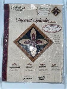 JoAnn Fabrics Edredón Bloque del Mes ESPLENDOR IMPERIAL Bloque 10 Brazos al Cielo - Imagen 1 de 2