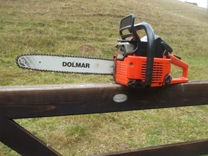 Sachs Dolmar 100-S Vintage 14" Bar Chainsaw with new chain - Very Good Condition - Picture 1 of 15
