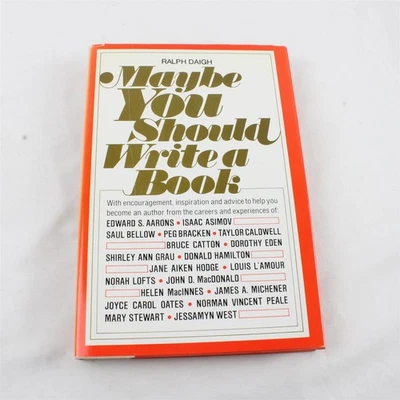Maybe You Should Write a Book by Ralph Daigh with Isaac Asimov & Louis L'Amour Foto 1 de 4