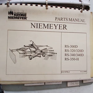 Carpeta manual de piezas de heno Krone HR-301, RW321, HR-401, HR441, HT501, RS300 - Imagen 1 de 11