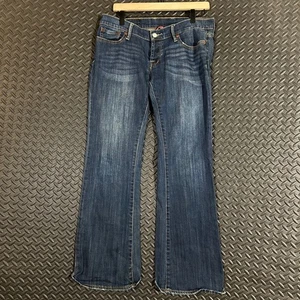 Pantalones de mezclilla Lucky Brand azul lavado oscuro corte bootcut para mujer talla 8/29 - Imagen 1 de 10