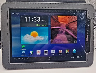 Samsung Galaxy Tab 2 SCH-I815 16GB, Wi-Fi , 7in - Titanium Silver Tested & Works - Image 1 of 4