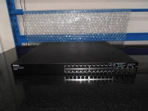 Dell PowerConnect 6224 24-portowy przełącznik Gig Layer 3 + moduł układania w stosy 10G - Zdjęcie 1 z 5
