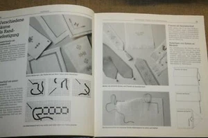 Fachbuch alte Stickmuster Bänder Borden Handarbeit Sticken Kreuzstich Stickerei - Bild 1 von 9