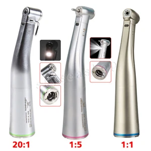 Pieza de mano contra ángulo de fibra óptica LED implante dental 1:5/1:1/20:1 para NSK/KaV - Imagen 1 de 19