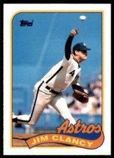 1989 Topps Traded Jim Clancy .  Houston Astros #19T