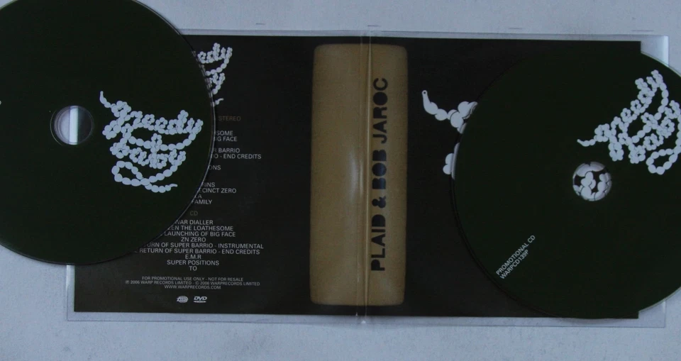 Plaid & Bob Jaroc Greedy Baby UK Adv CD + DVD 2006 IDM Electronic - Bild 1 von 1