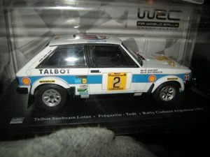 1:24 Altaya Talbot Sunbeam Lotus #2 Rally Codasur Argentina 1981 Frequelina en muy buen estado - Imagen 1 de 1