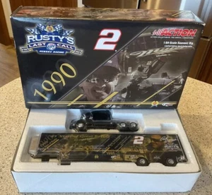 1:64 ACTION 2005 #2 MILLER LITE 1990 LAST CALL SOUVENIR HAULER RIG RUSTY WALLACE - Picture 1 of 4