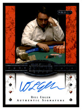 2010 Razor Poker Bill Edler Bracelet Winner Signatures Auto #BH-10 JS #2