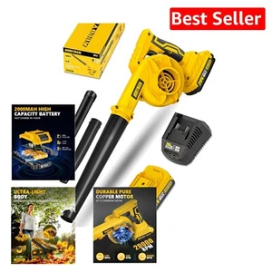 Compact Handheld Leaf Blower with 130 MPH Speed – Rechargeable Battery Included - Picture 1 of 8
