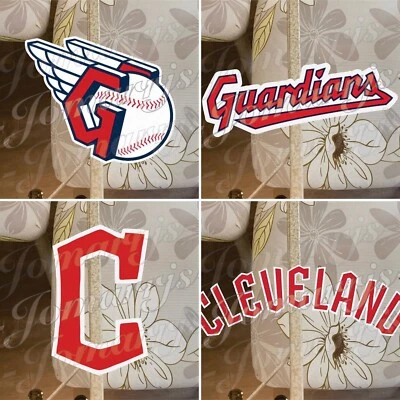 Cleveland Guardians Baseball Team Logo MLB Sticker Decal Vinyl 2-18"* waterproof - Image 1 of 2