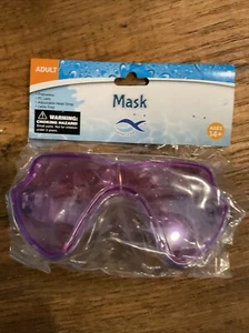 Swimgear ADULT Swim Mask ,Adjustable ColoredPC Lens ,Latex Free ,Ag 14+ Purple - Picture 1 of 2