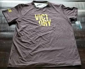Women's Brown AVP Victory Size L Rox Volleyball Short Sleeve Shirt, New w/ Tags - Picture 1 of 5