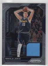 Nikola Jokic  Jersey Relic  2021-22 Prizm Sensational Swatches  Game Worn/Used